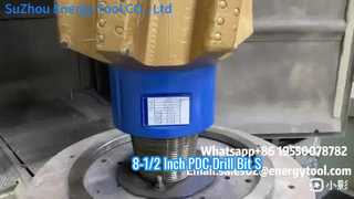 Broca PDC de 8-1/2 pulgadas con cuerpo de acero IADC S323